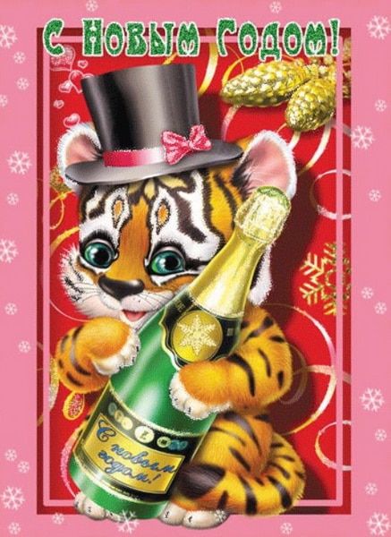 Картинки на Новый год тигра 2022 для семьи и родных   подборка (7)
