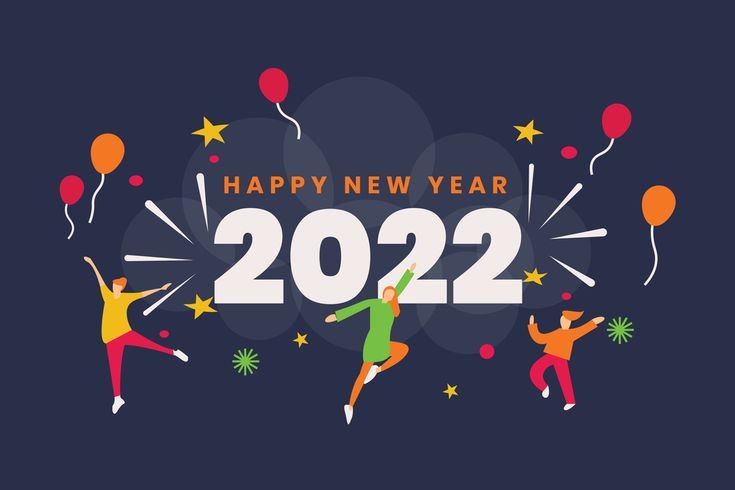 Картинки поздравления с Новым годом 2022 на английском языке (18)
