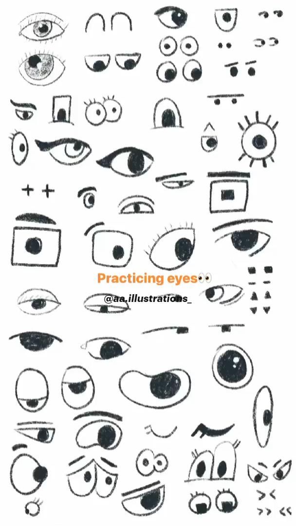 Глаза мультяшные картинки для детей для рисования (27)