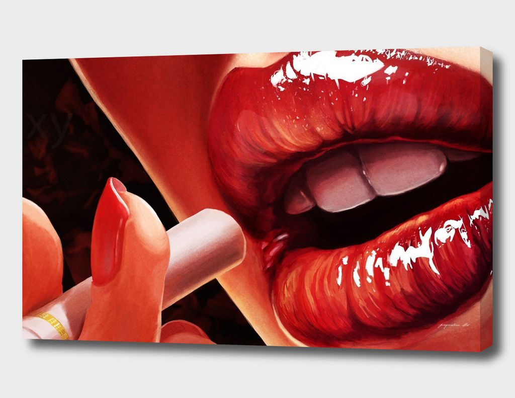 Красивые картинки в крови в губы для заставки - подборка (6)