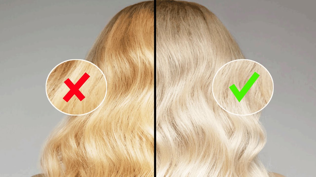 Как избавиться от желтизны волос после осветления