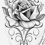 Роза цветок картинка для детей для раскраски и рисования