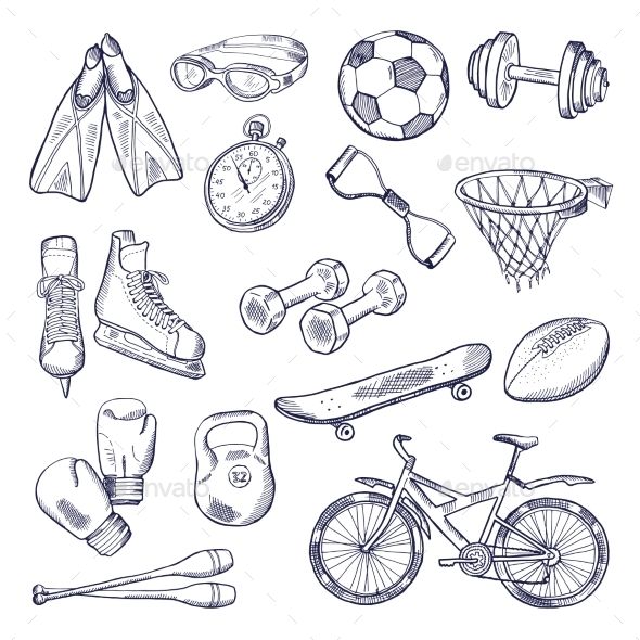 Рисунок про спорт 4 класс - подборка изображений (10)