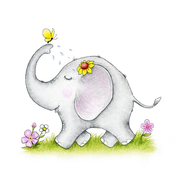 Картинки слона для детей нарисованные в хорошем качестве (2)