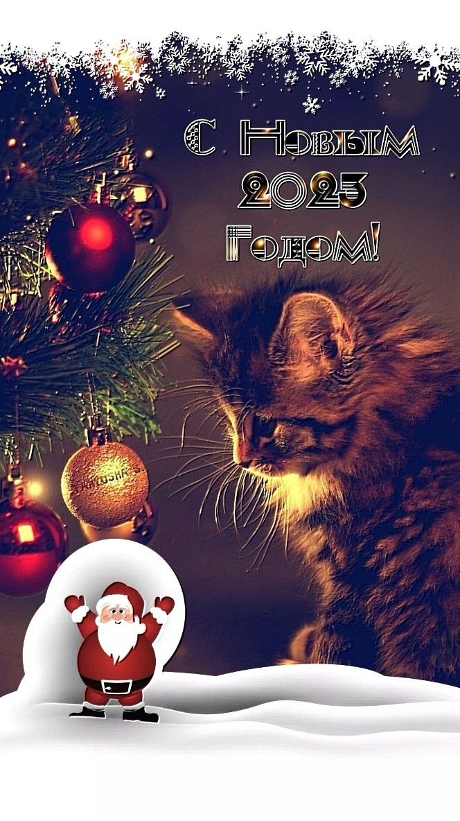 Красивые открытки и картинки поздравления с Новым годом 2023 (1)