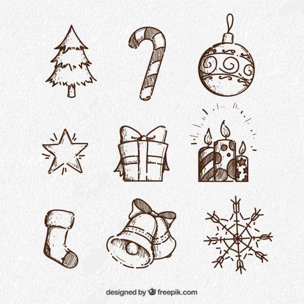 Рождественские и новогодние иллюстрации, рисунки на Новый год 2023 (15)