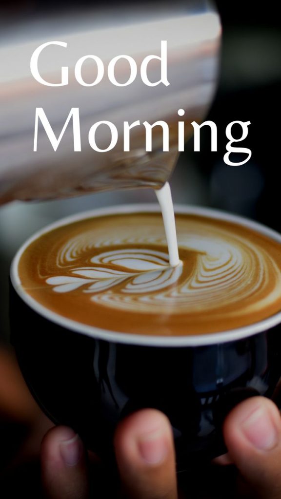 Чашка кофе с добрым утром, открытки на зиму 2023 (25)