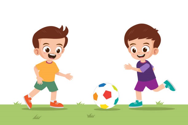 Мальчик играет в футбол картинка для детей (6)