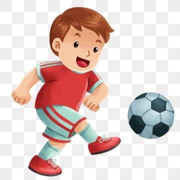 Мальчик играет в футбол картинка для детей (7)