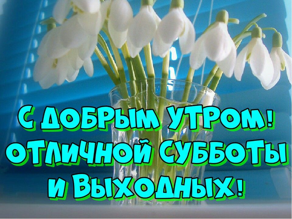 Картинки с добрым субботним утром весны (6)