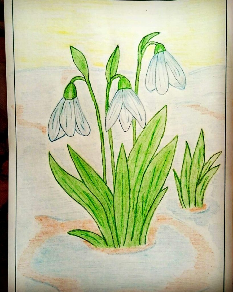 Картинки срисовки весны для детей (7)