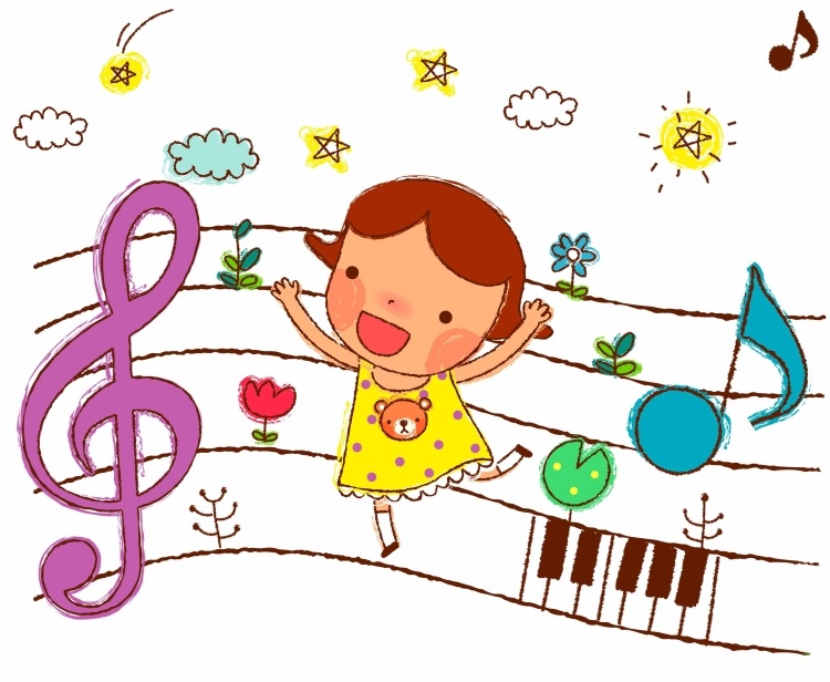 Красивые детские рисунки на тему музыка (2)