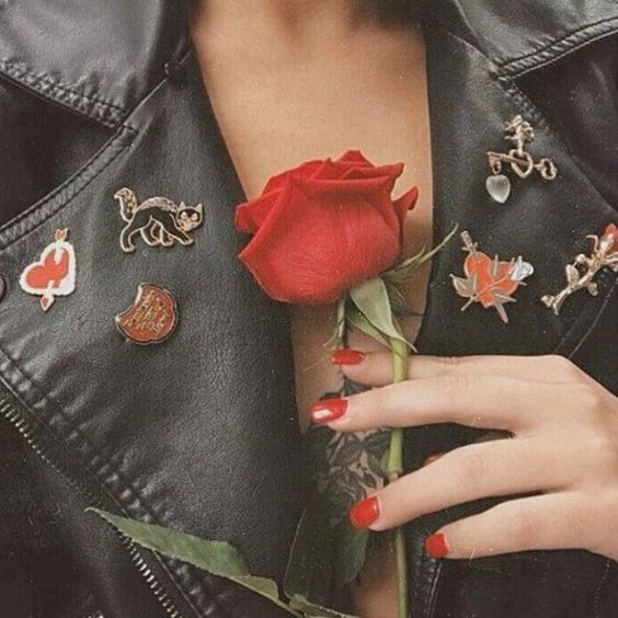 Красная роза в подарок для девушки в картинке (22)