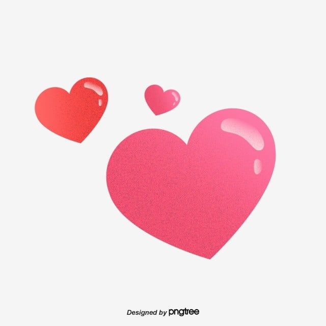 Розовые сердечки девушке для пожеланий (40)