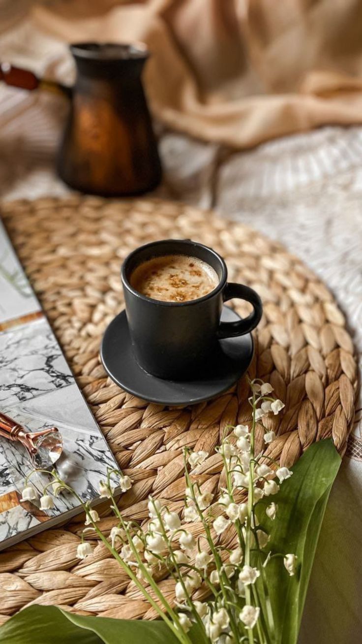 Чашка кофе с природой   самые лучшие и красочные обои (3)