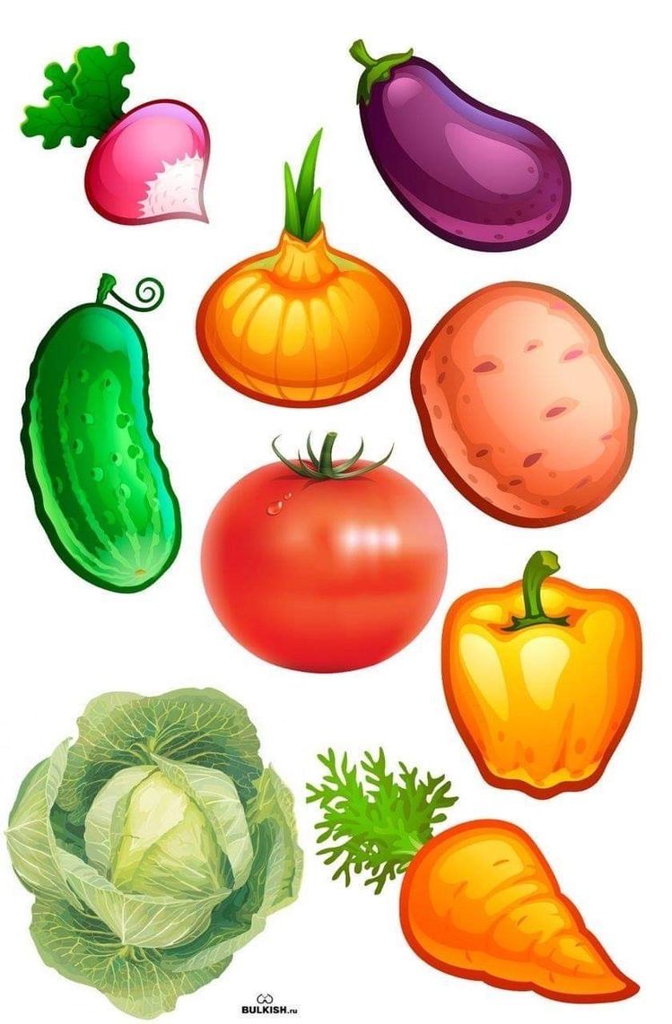 Изображение фруктов и овощей картинки для детей (13)