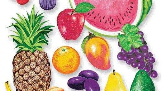 Изображение фруктов и овощей картинки для детей (14)