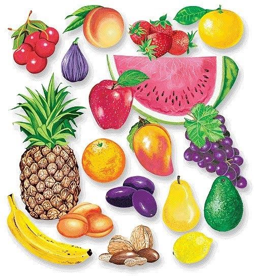 Изображение фруктов и овощей картинки для детей (14)