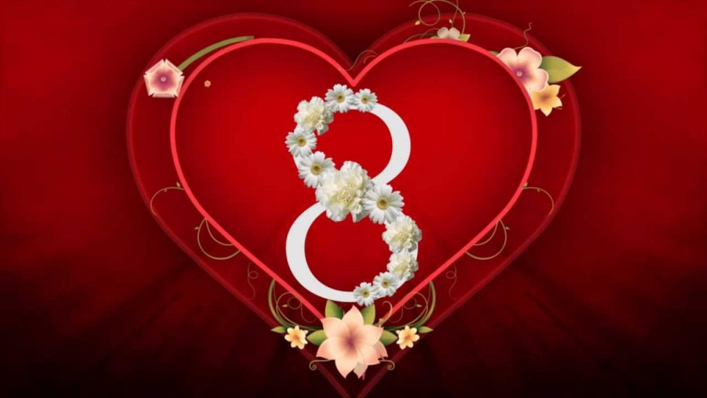 Красное сердечко с 8 марта в пожеланиях (13)