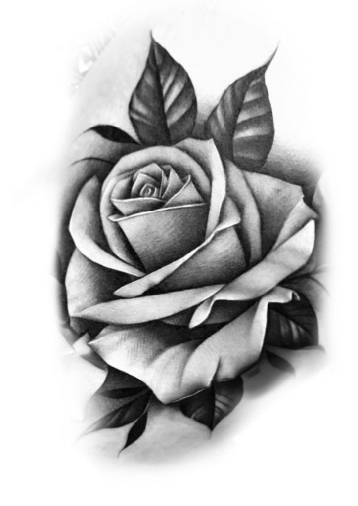 Милые картинки для срисовки карандашом розы (3)