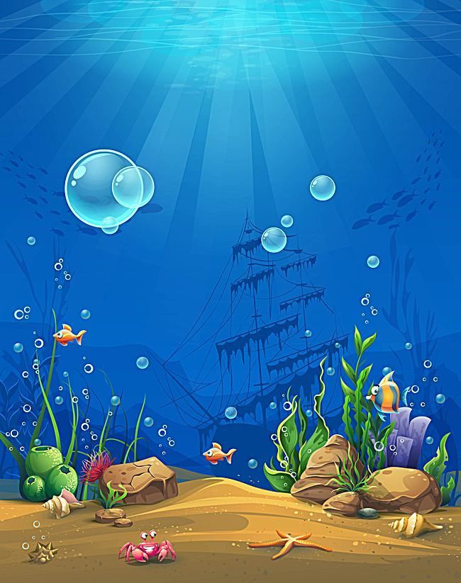 Фон подводный мир для телефона на заставку (14)