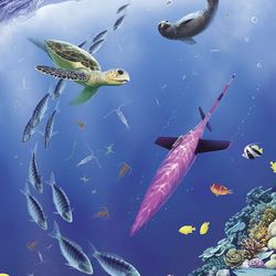 Фон подводный мир для телефона на заставку (26)