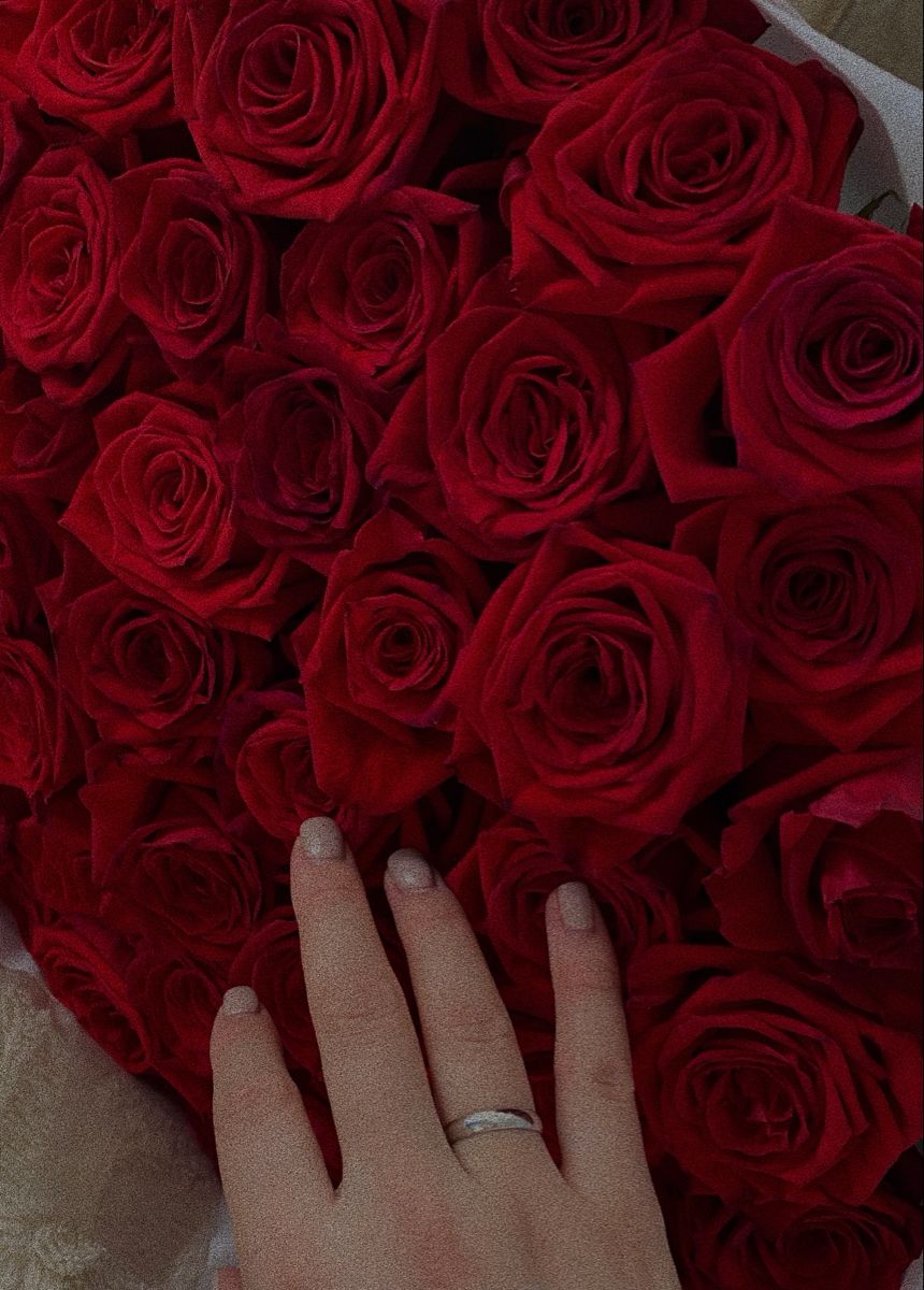 Красивые розы в руке девушки фото (11)
