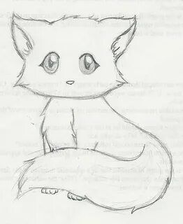 Милые рисунки котят для срисовки карандашом (4)