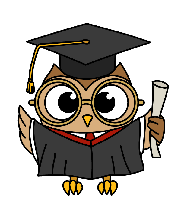 Сова Магистр вектор. ОМГПУ Филин. Grammar Owl.