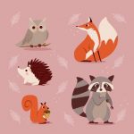 Красивые рисунки на тему лесные животные