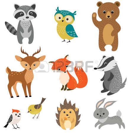 Красивые рисунки на тему лесные животные (28)