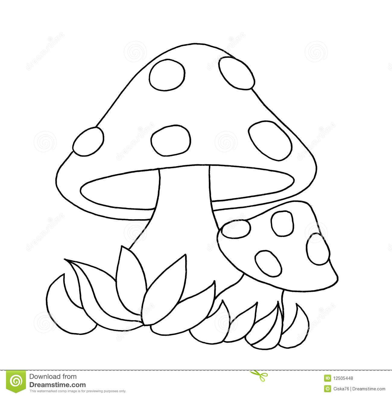 Прикольные картинки грибочки для детей раскраски (27)