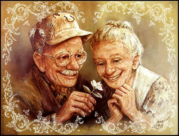 Красивая картинка бабушка и дедушка вместе (15)