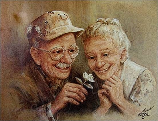 Красивая картинка бабушка и дедушка вместе (24)