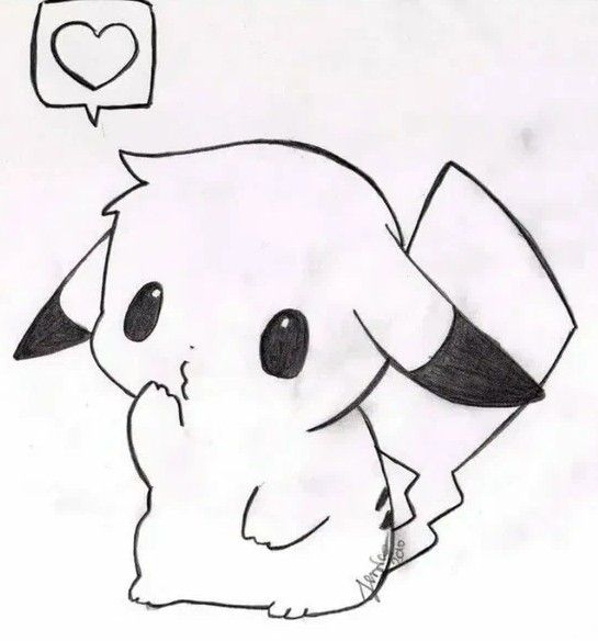 Картинки для срисовки животные аниме (2)