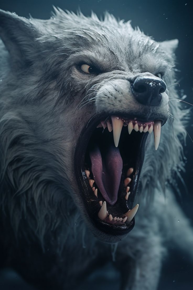 Лучшие фото волка в темноте   сборка (1)