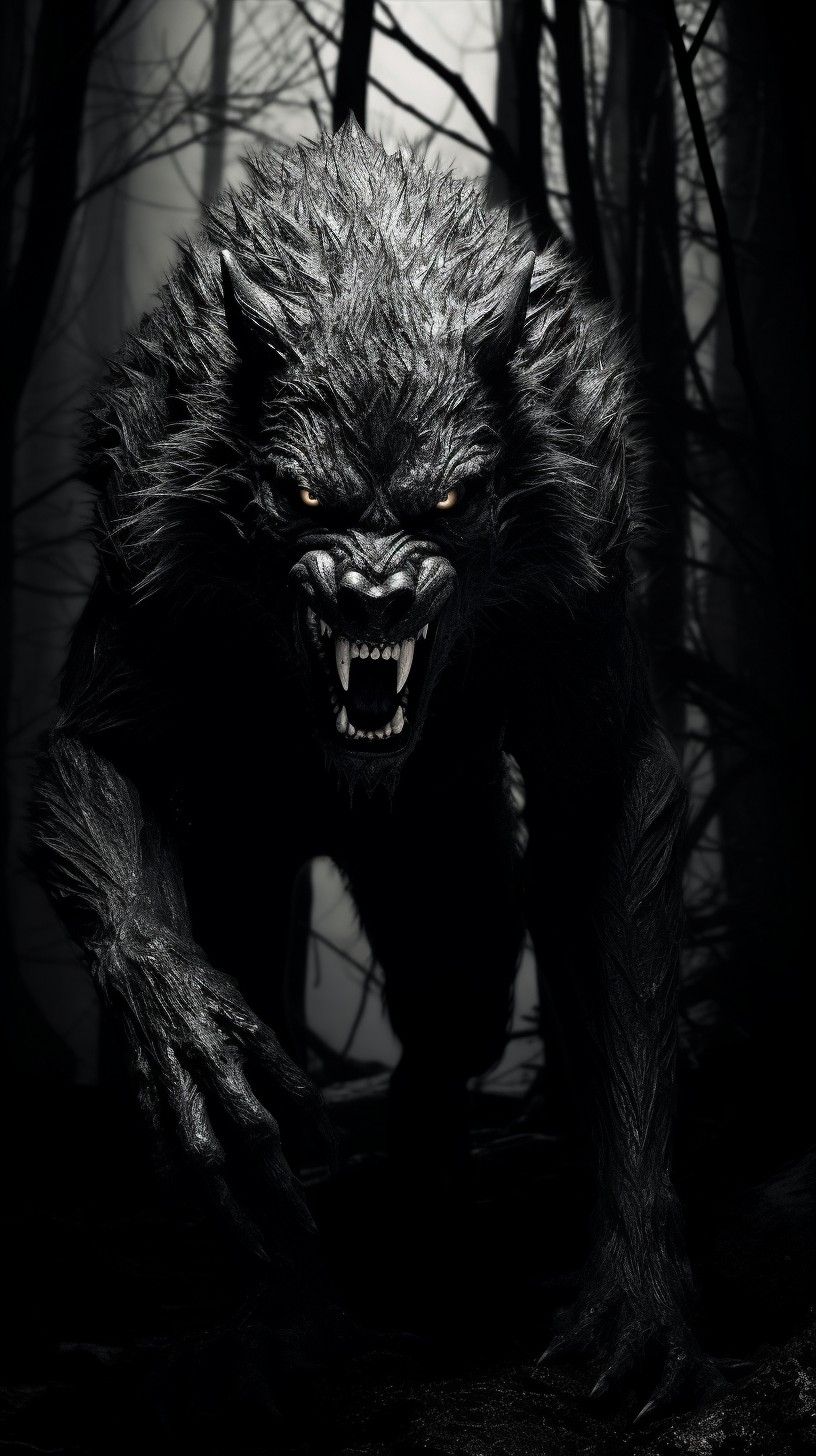 Лучшие фото волка в темноте   сборка (28)