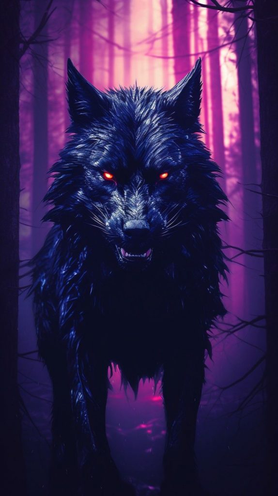 Лучшие фото волка в темноте - сборка (29)