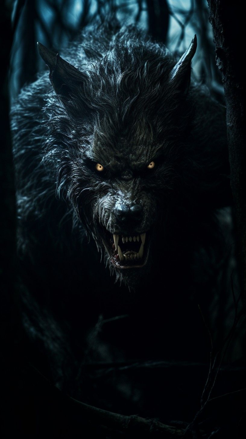 Лучшие фото волка в темноте   сборка (31)