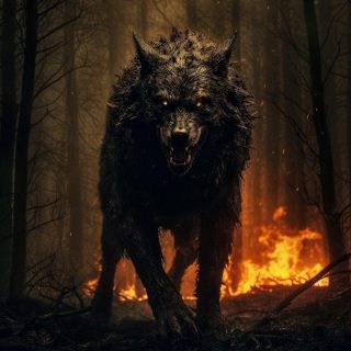 Лучшие фото волка в темноте   сборка (32)