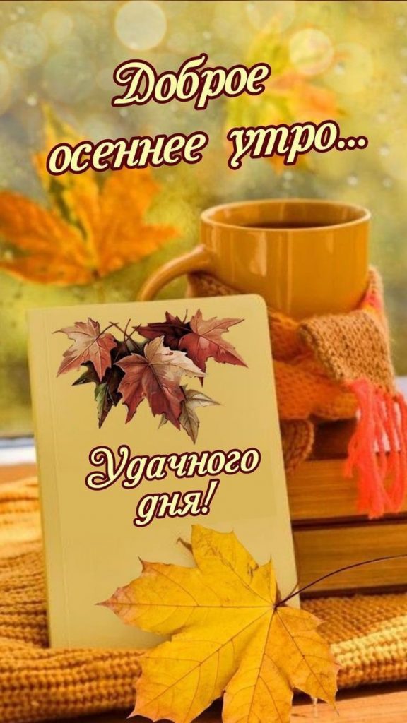 Всем здоровья и мира - открытки с добрым утром октября (22)