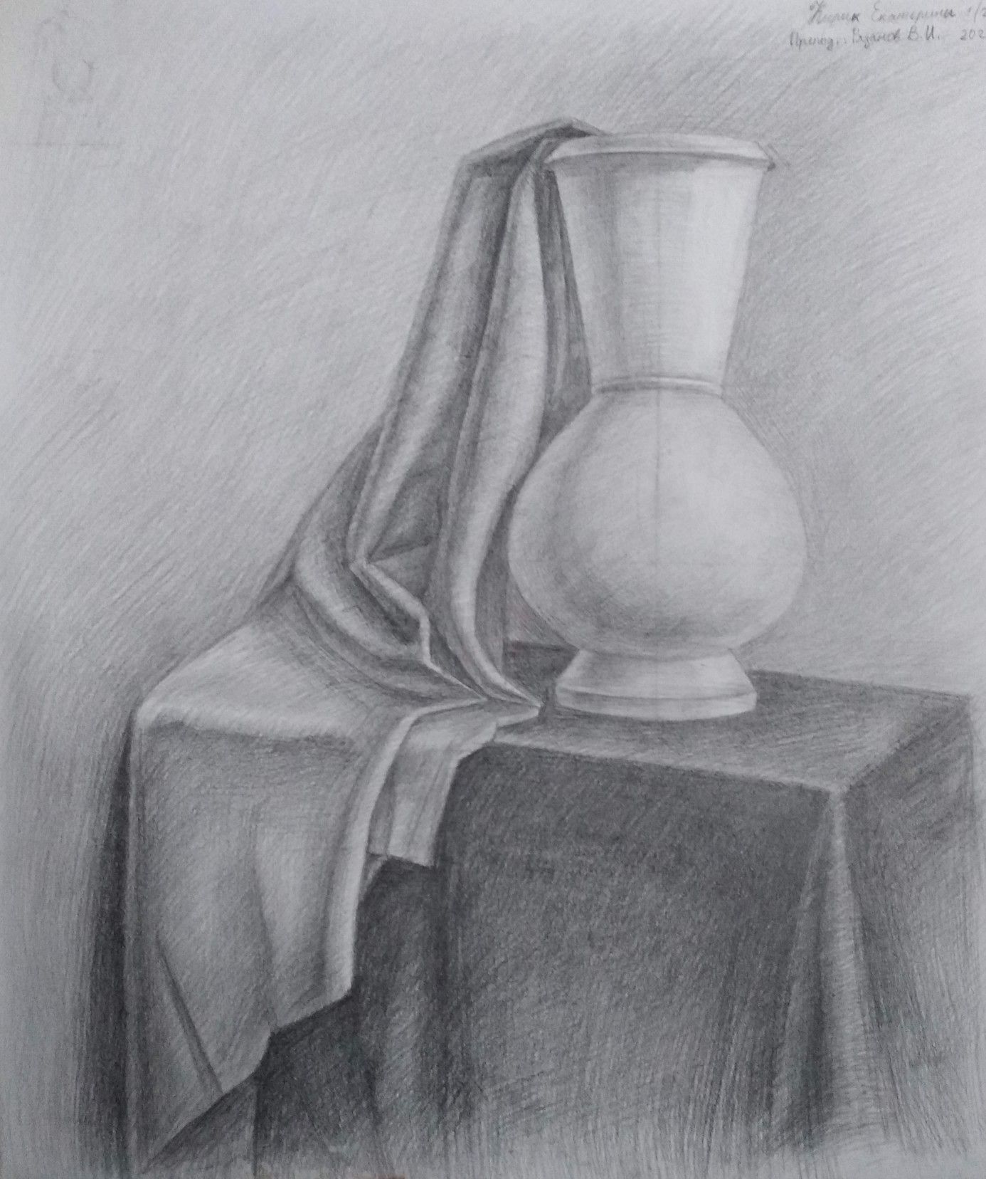 Картинки для срисовки карандашом ваза (10)