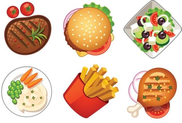 Новые картинки еда нарисованные для детей (12)