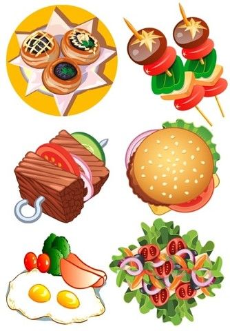 Новые картинки еда нарисованные для детей (17)