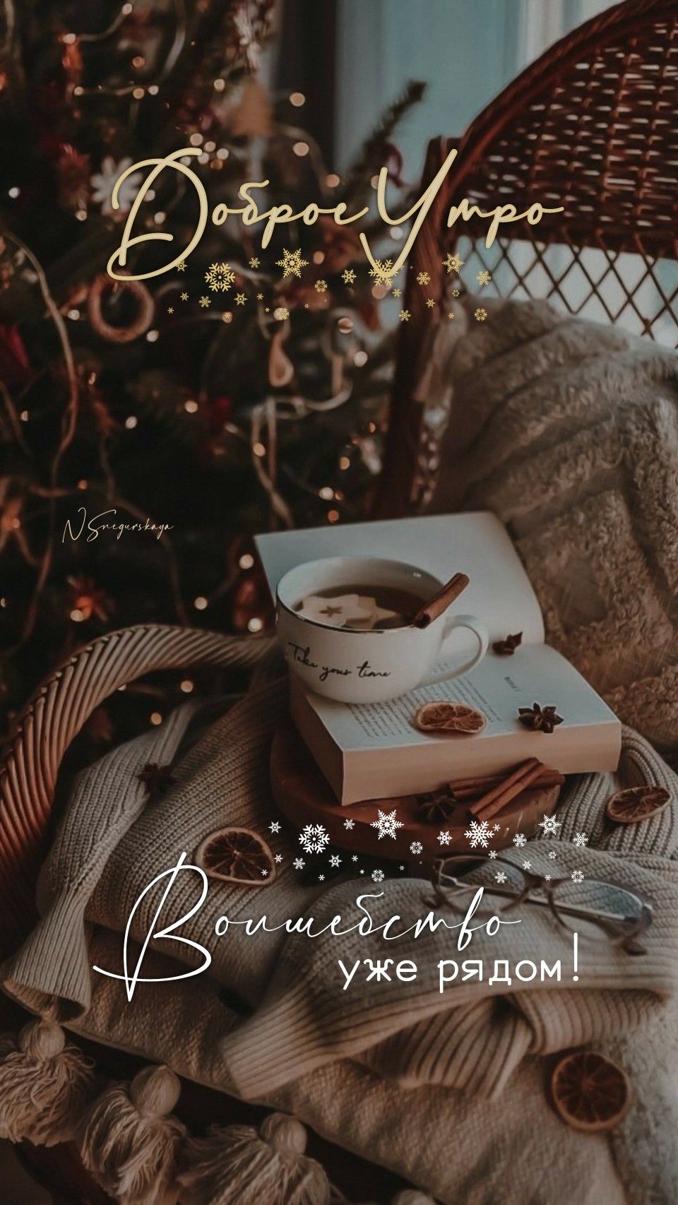 Доброе зимнее утро декабря 2023   красивые открытки (8)