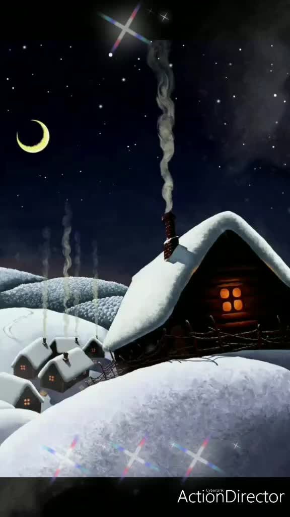Милые открытки пожелания спокойной ночи на зиму (1)