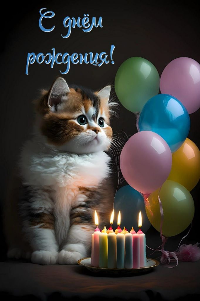 Нежные котята с днем рождения картинки (23)