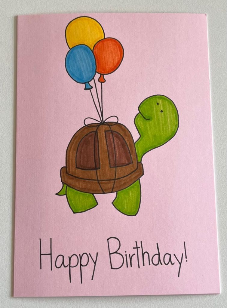 Отличные открытки с днем рождения в виде рисунка (17)