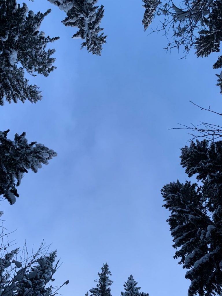 Небо зимой - красивые картинки и фото обои (10)