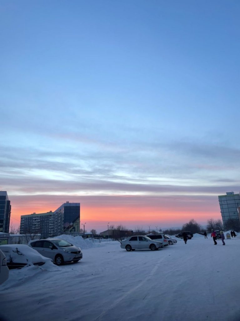 Небо зимой - красивые картинки и фото обои (19)